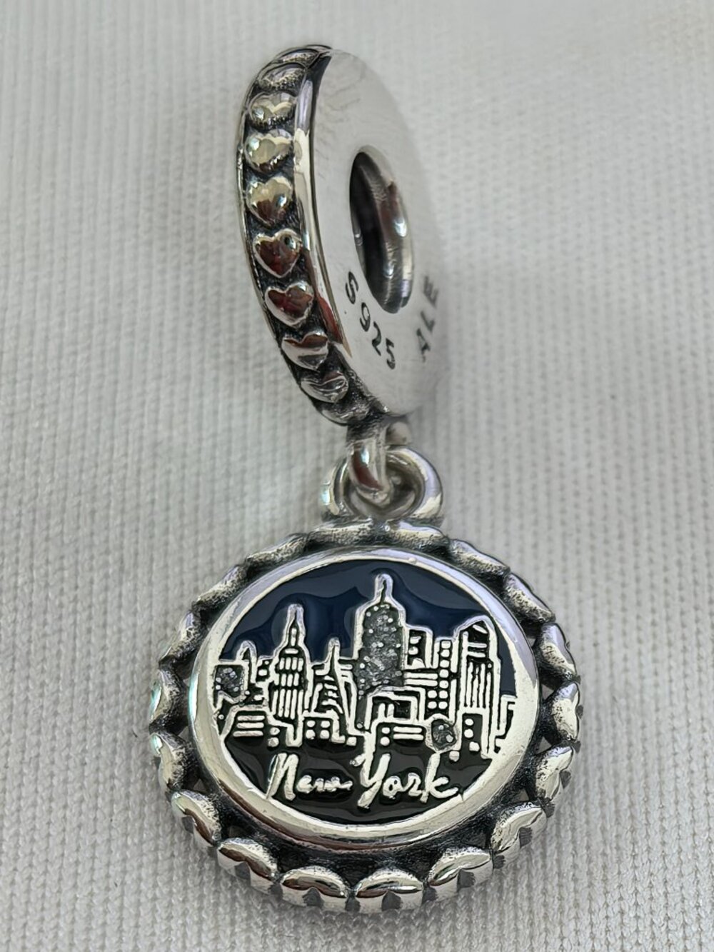 Pandora New York City Hudson Yards City That Never Sleeps Charm, S925 Silver